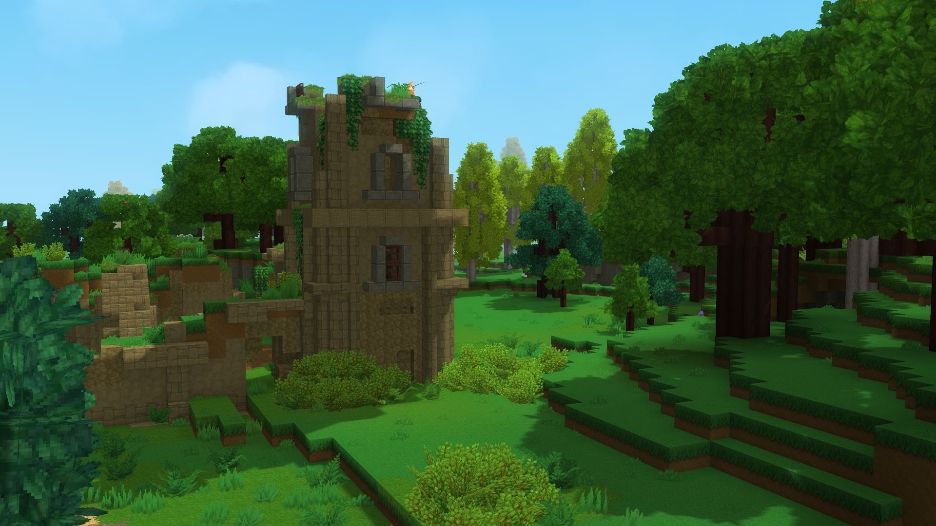 Exploring the vast world of our Hytale vanilla server